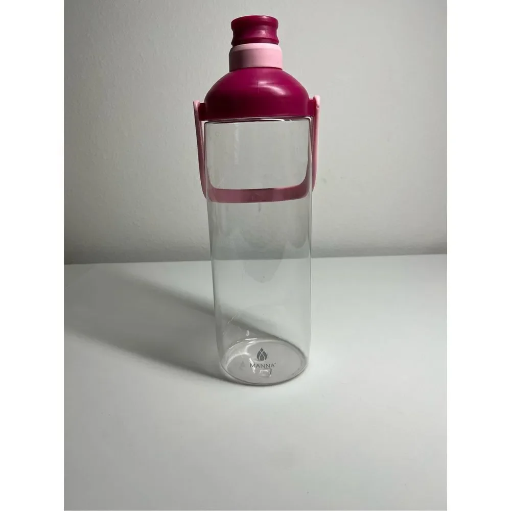 64 OZ WATER BOTTLE with Straw! Pink & Red